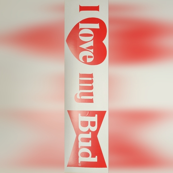 Vintage Budweiser Sticker - Picture 4 of 5